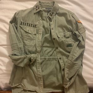 Army green military/utility jacket